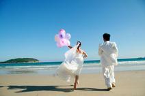 Balloon, Wedding, couple, helium